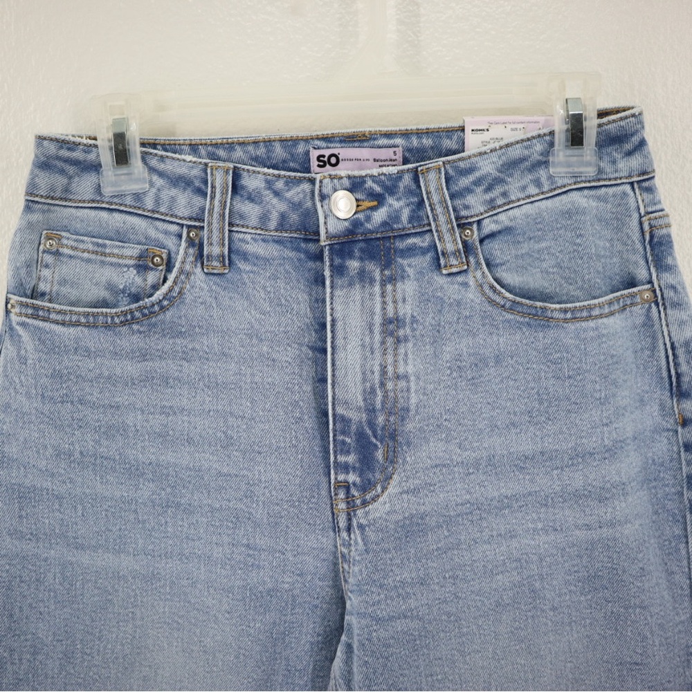 SO Goods for Life Women's Barrel Jeans Sz 5 - Picture 3 of 8